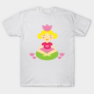 Lilyana Water Lily Girl Digital Art | Melanie Jensen Illustrations T-Shirt